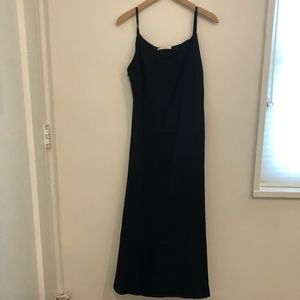 Oak + Fort black midi dress